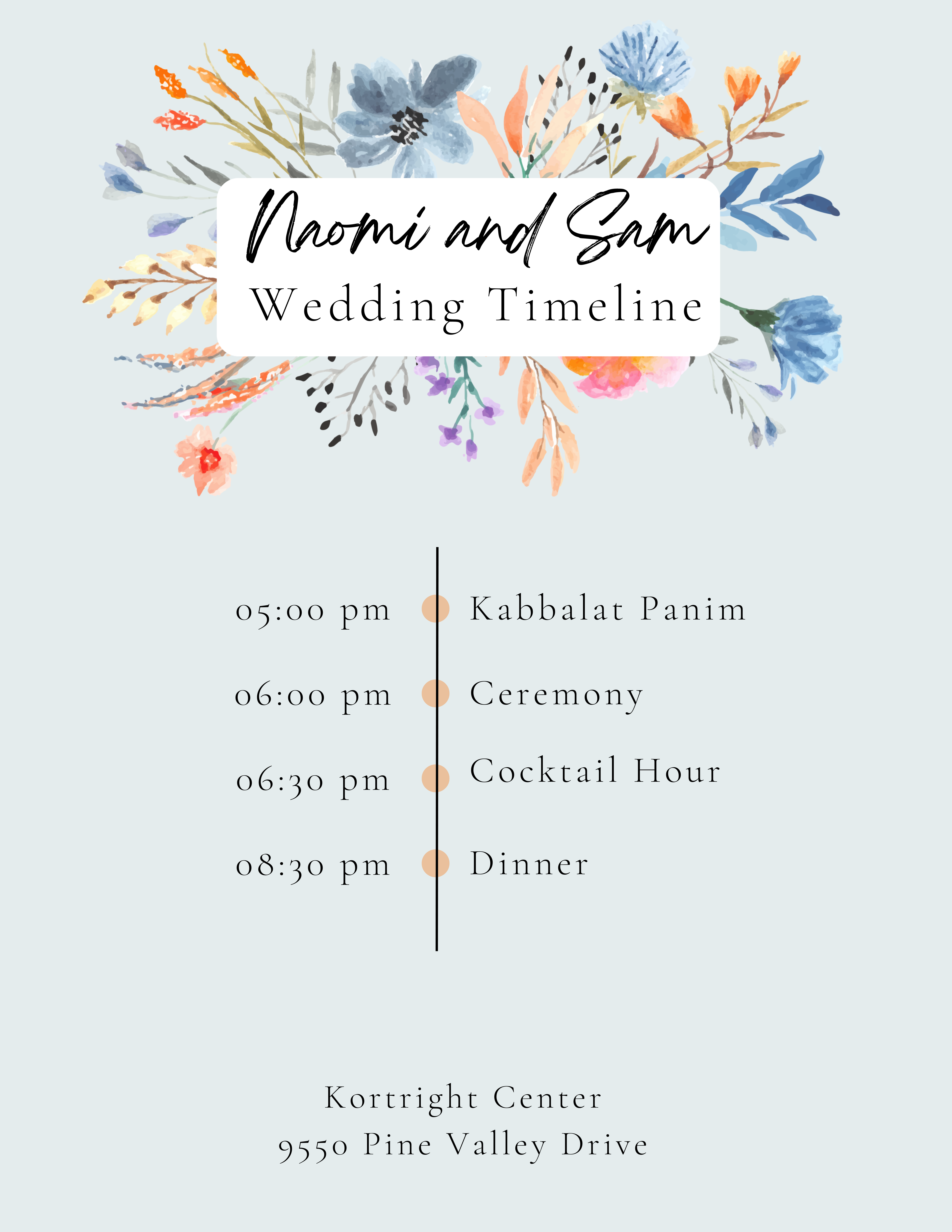 The Wedding Website of Naomi Mishan and Sam Bender