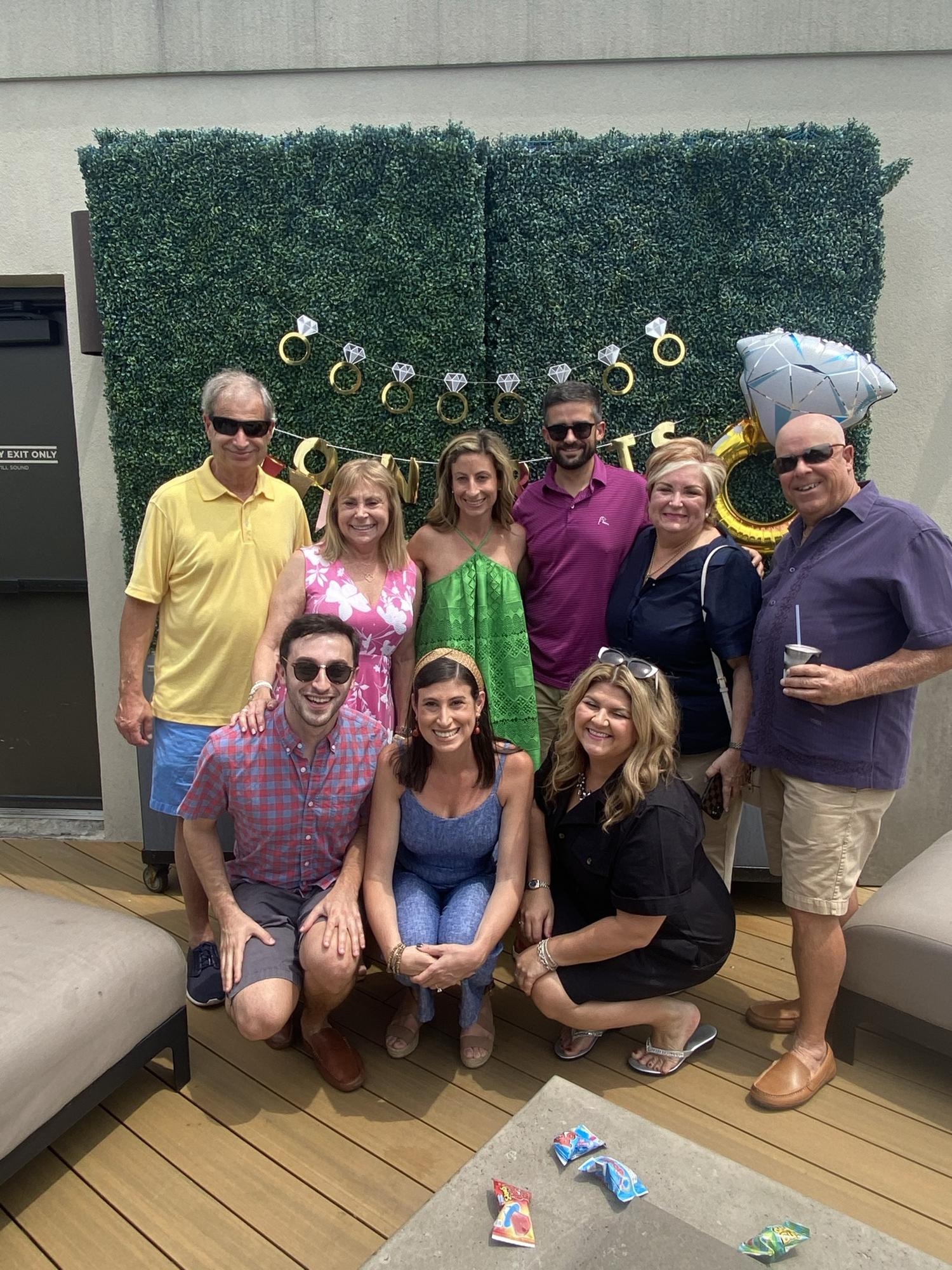 Engagement Celebration with the whole fam