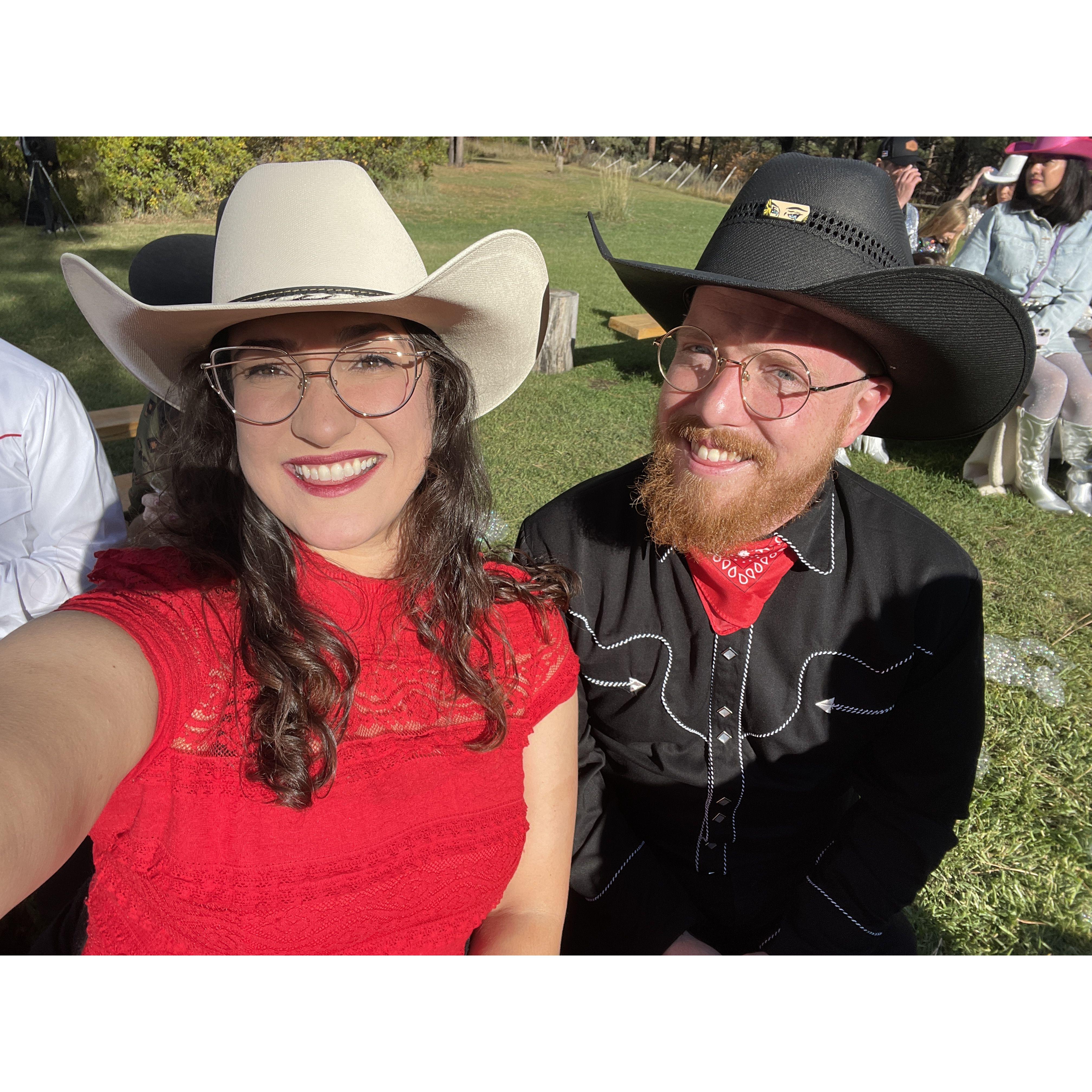 At Kate & Mitch's wedding