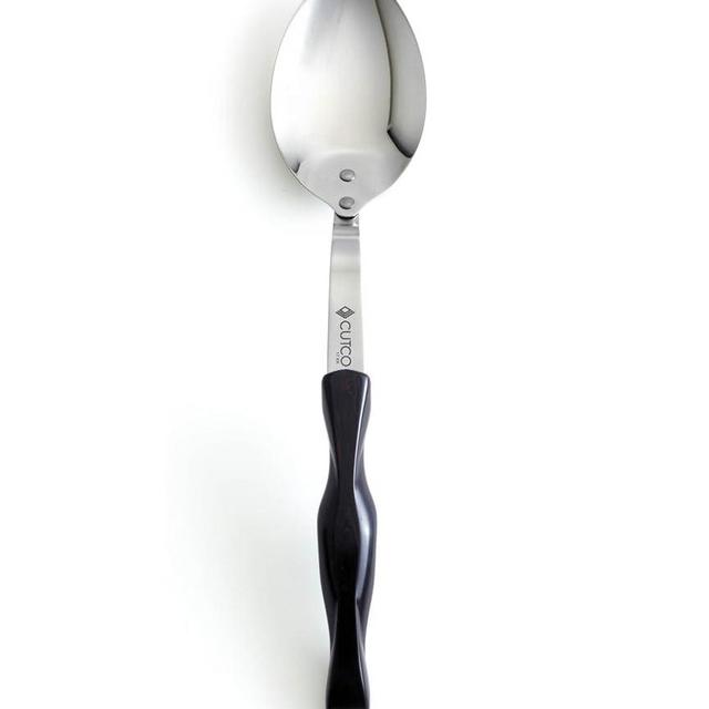 CUTCO Model 1712 Basting Spoon with Classic Dark Brown handle (often called "Black") in factory fresh plastic bag.