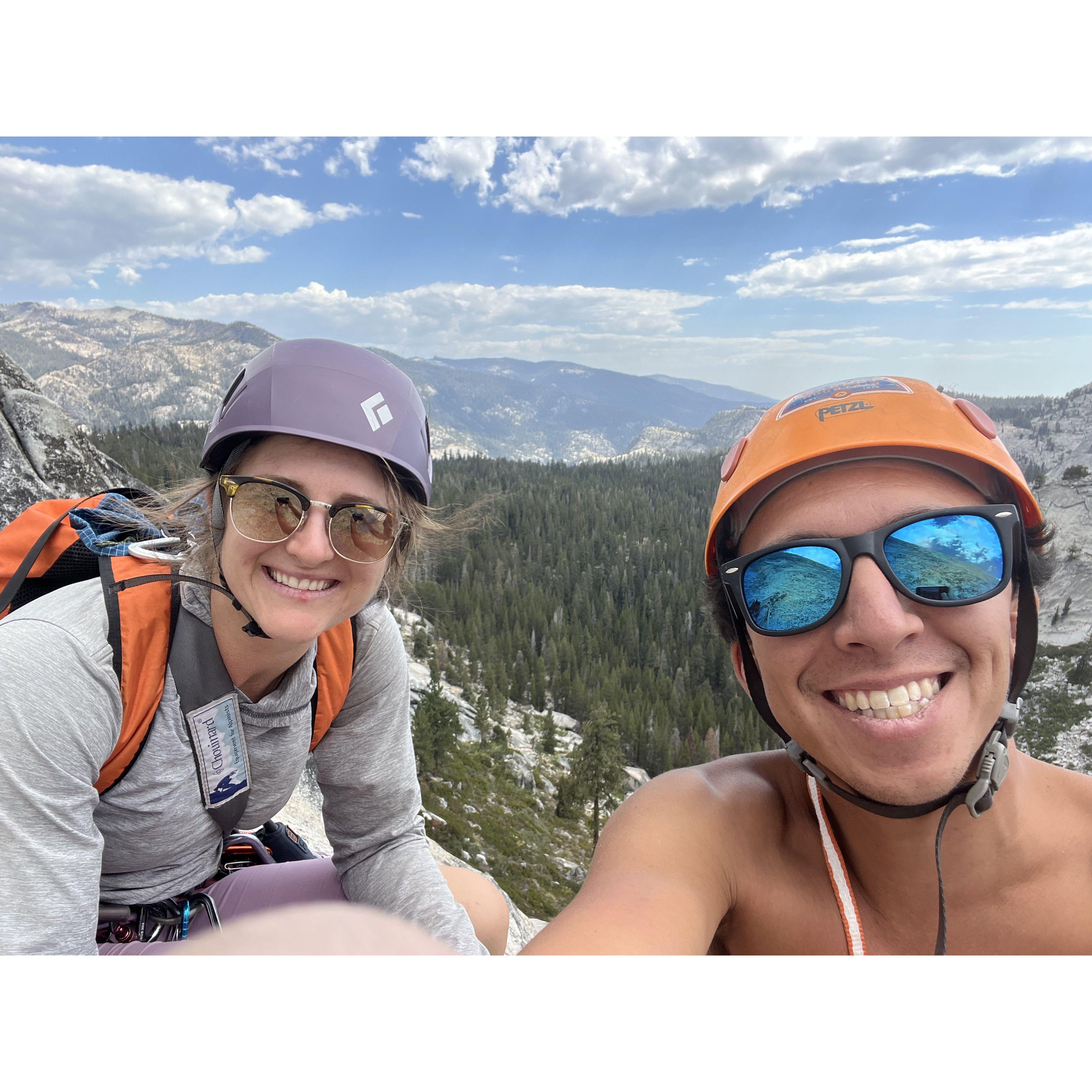 Climbing in Tuolumne Meadows | California