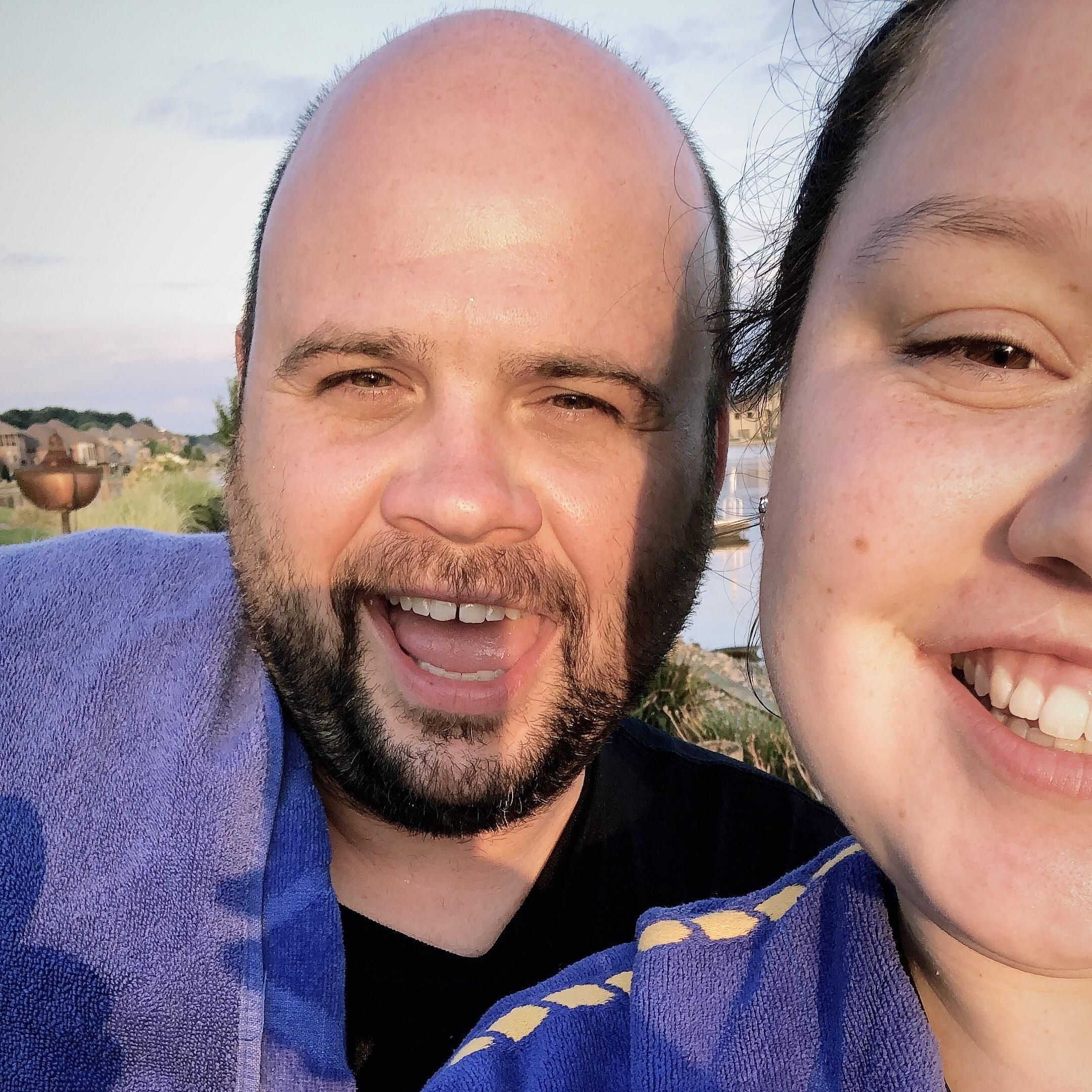 Aaron (Annabelle and Jackson's dad and Maggy's fiance) and Jenny spend quality time near the lake in Indiana.