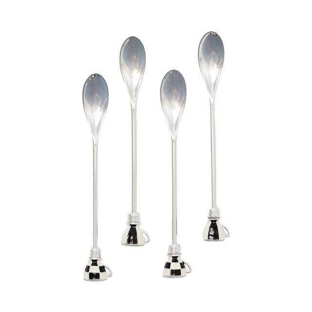 Mackenzie-Childs Courtly Espresso Spoons, Set of 4