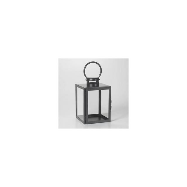 11" Huntington Metal Outdoor Lantern Black - Smart Living