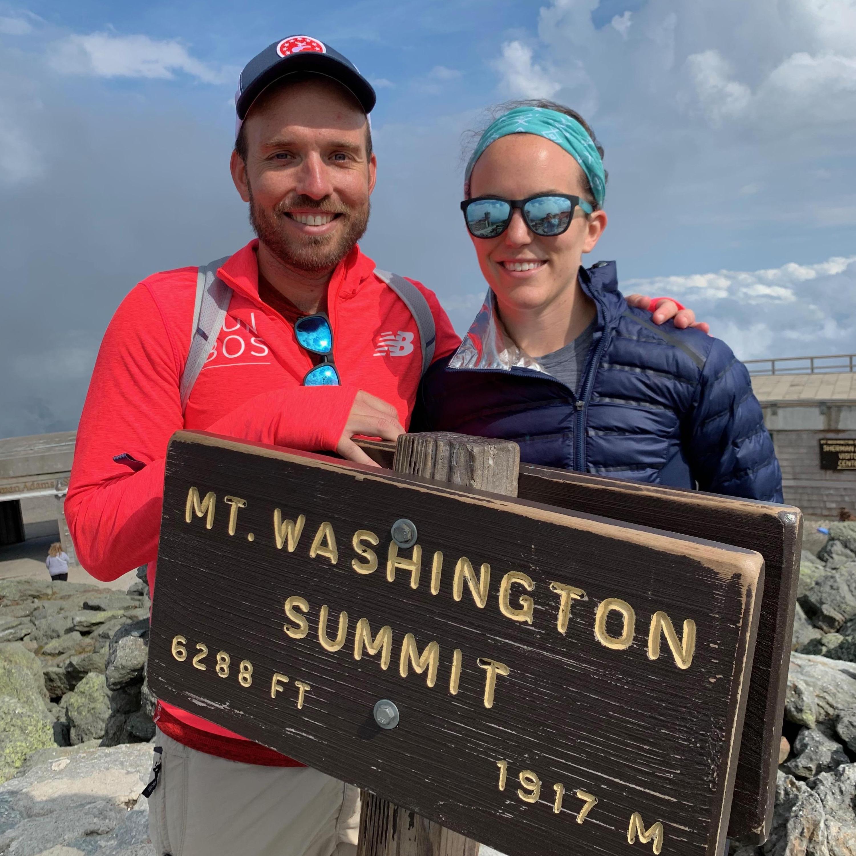 July 2019 - Michaela's first Mt. Washington summit