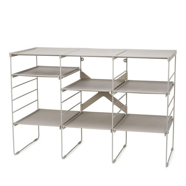 Joseph Joseph Level Plus Adjustable Shoe Rack, Stores 12 Pairs