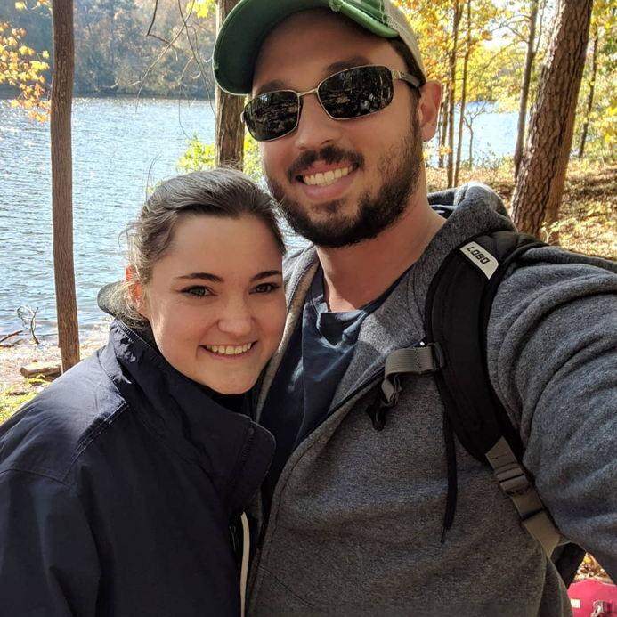 Neal asked Becca to go to India on this hike. Neal proposed at this same trail 3 years later.