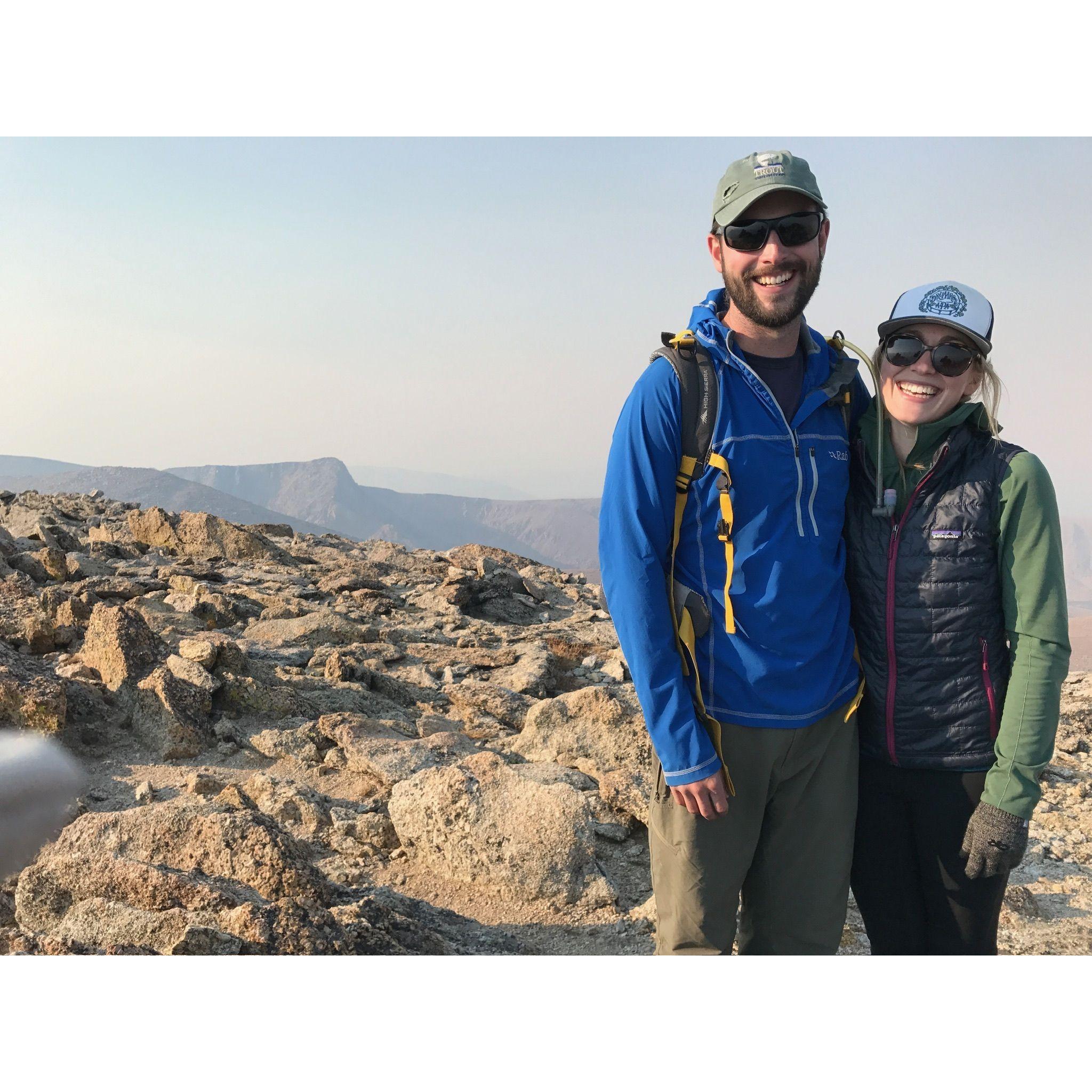 Atop Mummy Mountain in Rocky Mountain National Park