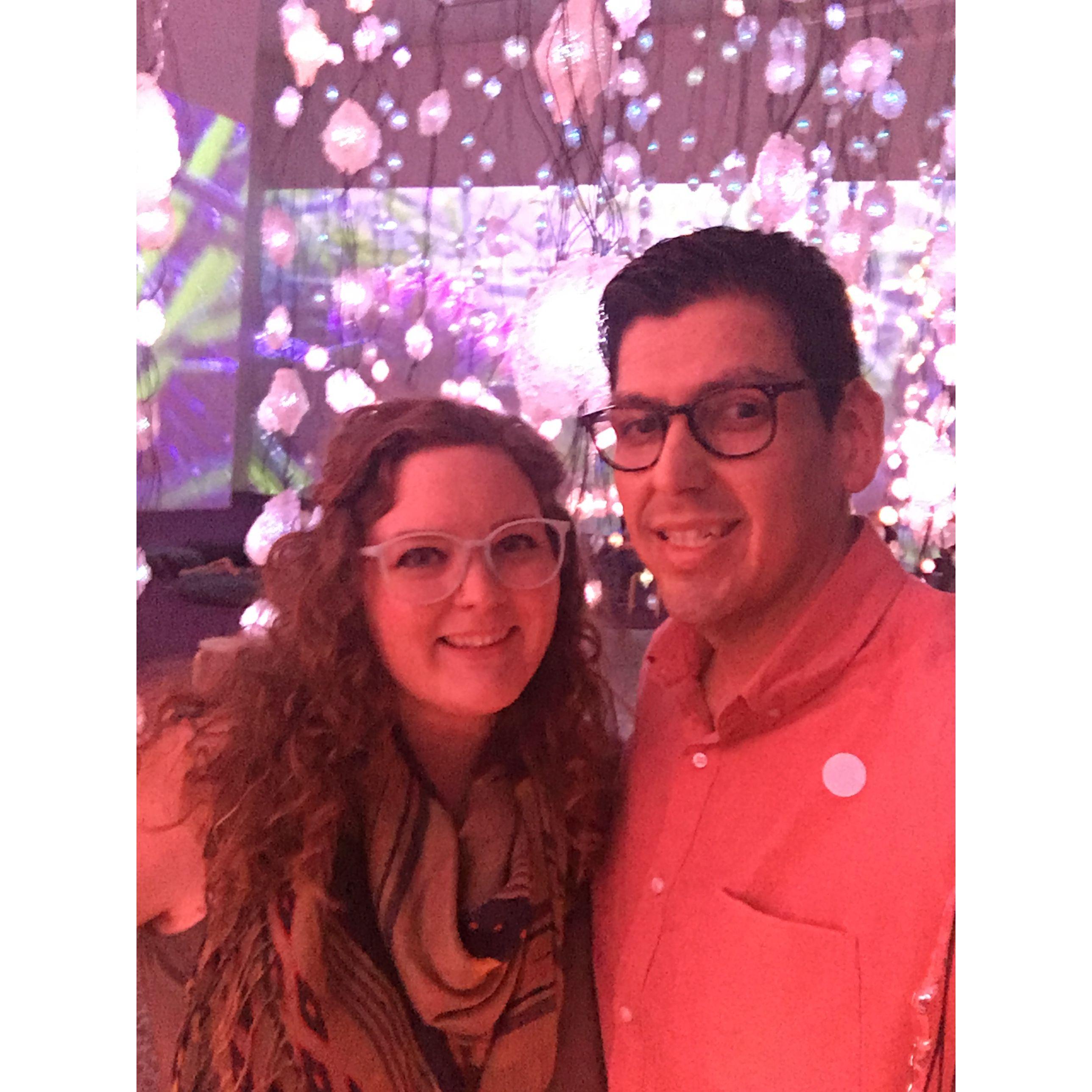 We frequent the Museum of Fine Arts in Houston. This was an inspiring installation by Pipilotti Rist