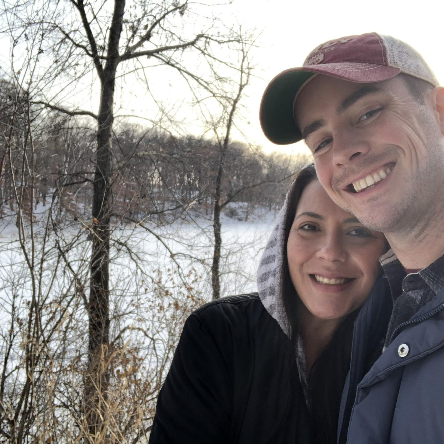 One of our first photos together, 2019!