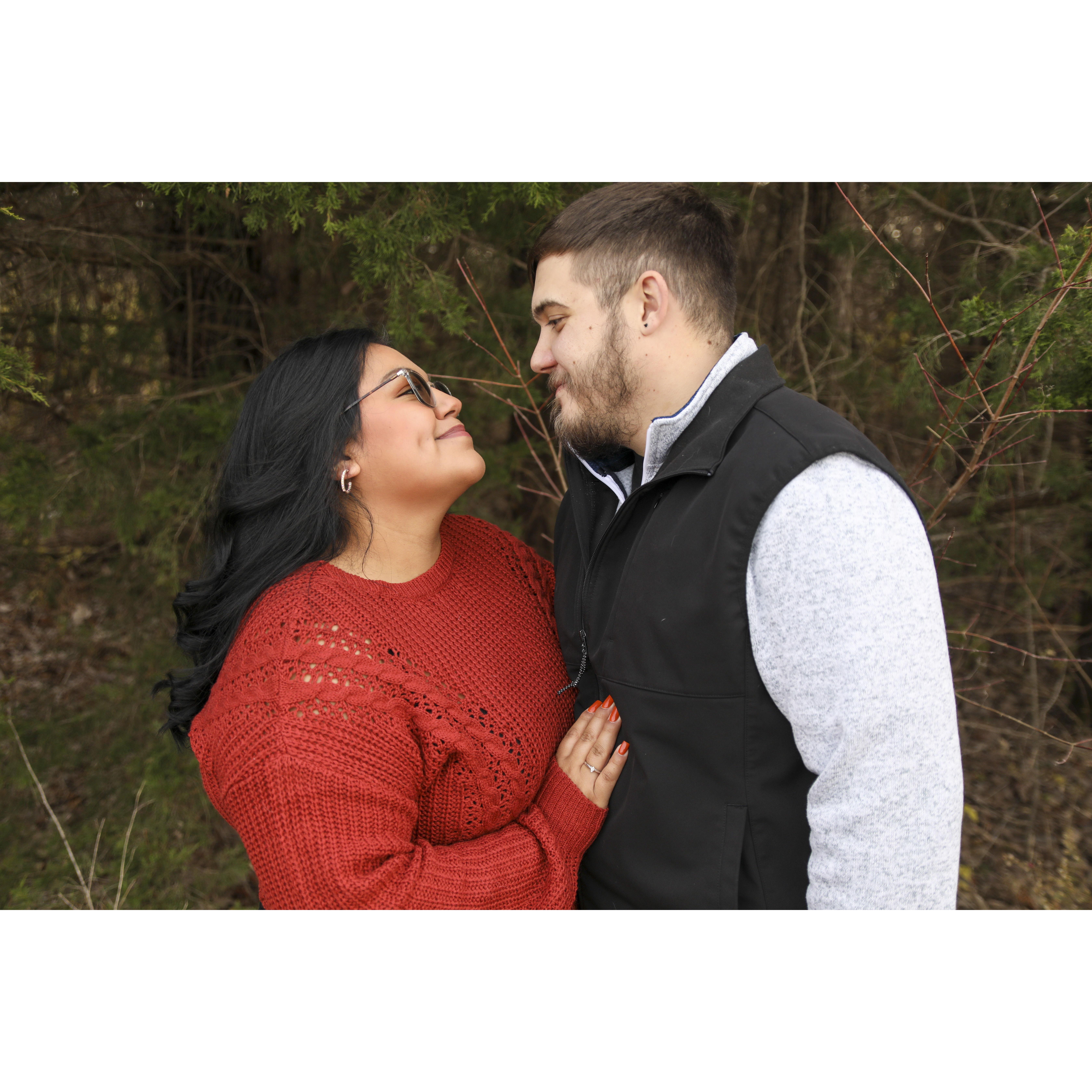 Our very first pro photo session. circa 2022. Photo: LK Photography