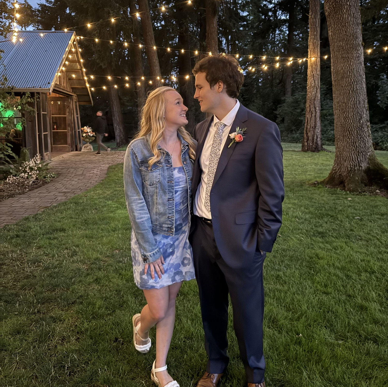 At the Charbonneau wedding