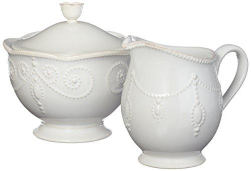 Lenox French Perle Sugar and Creamer, White - 822944