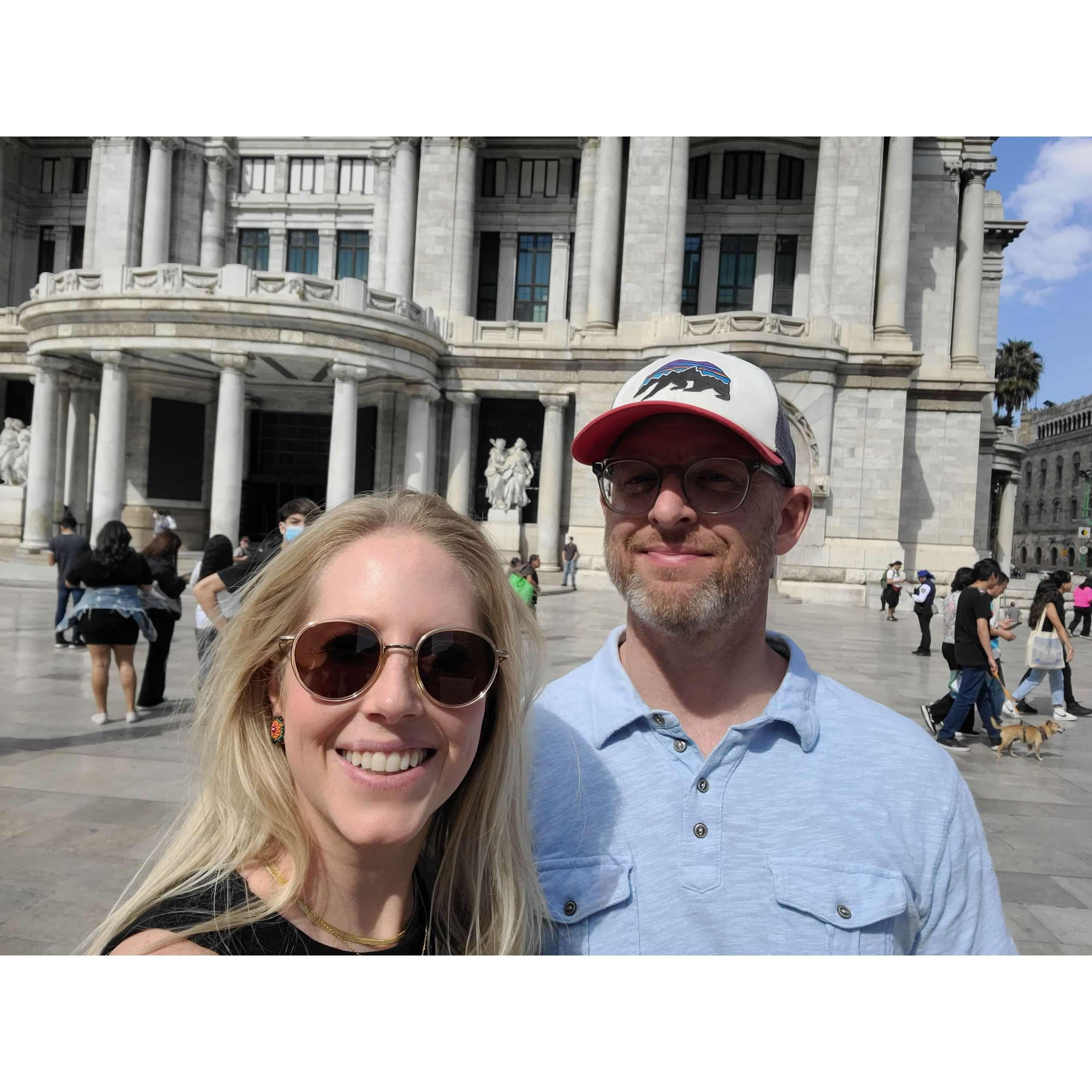 Palacio de Bellas Artes in Mexico City - January 2023