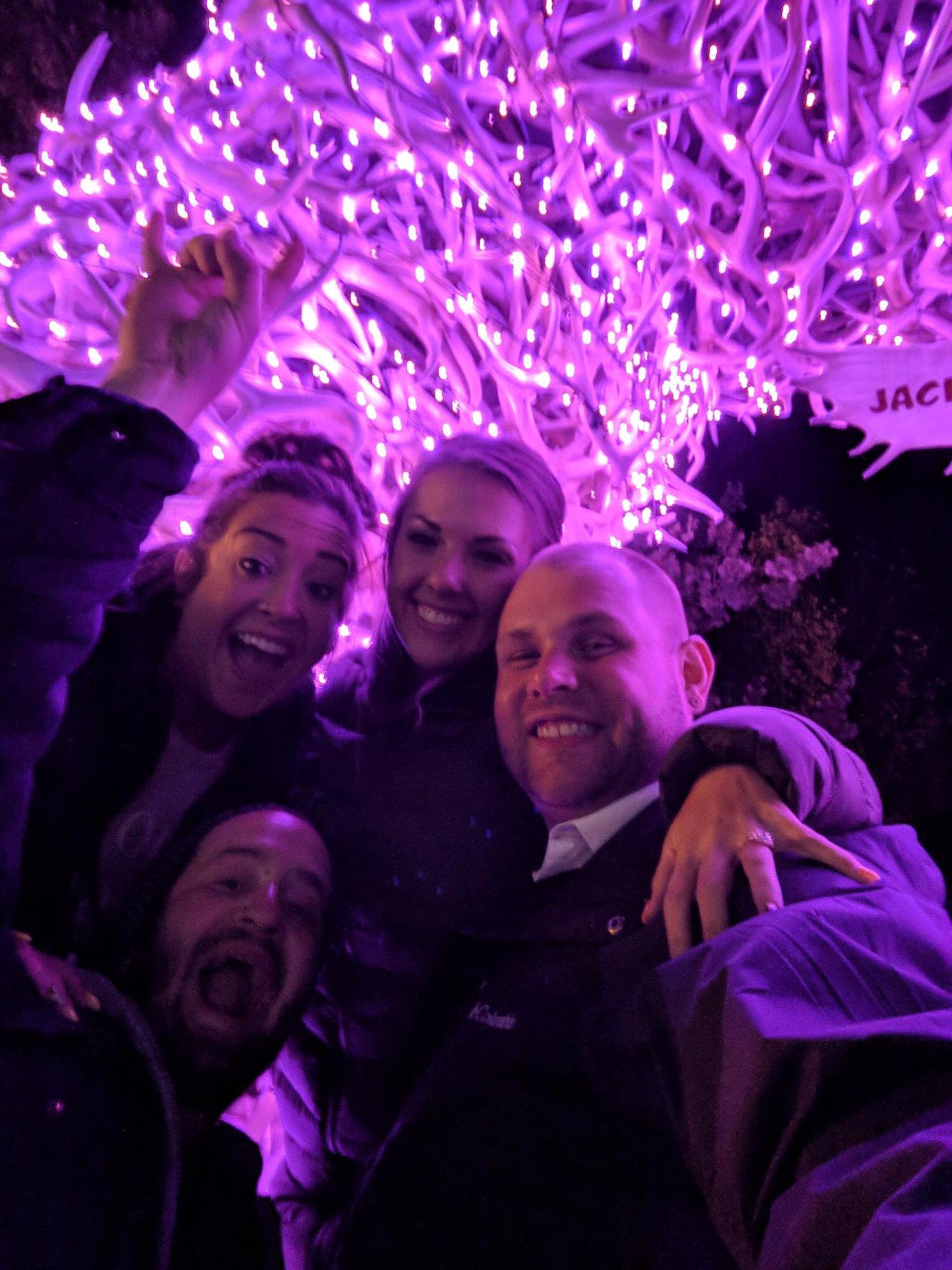 In Jackson Wyoming with our amazing friends wrapping up our triple dirty thirty trip in 2018