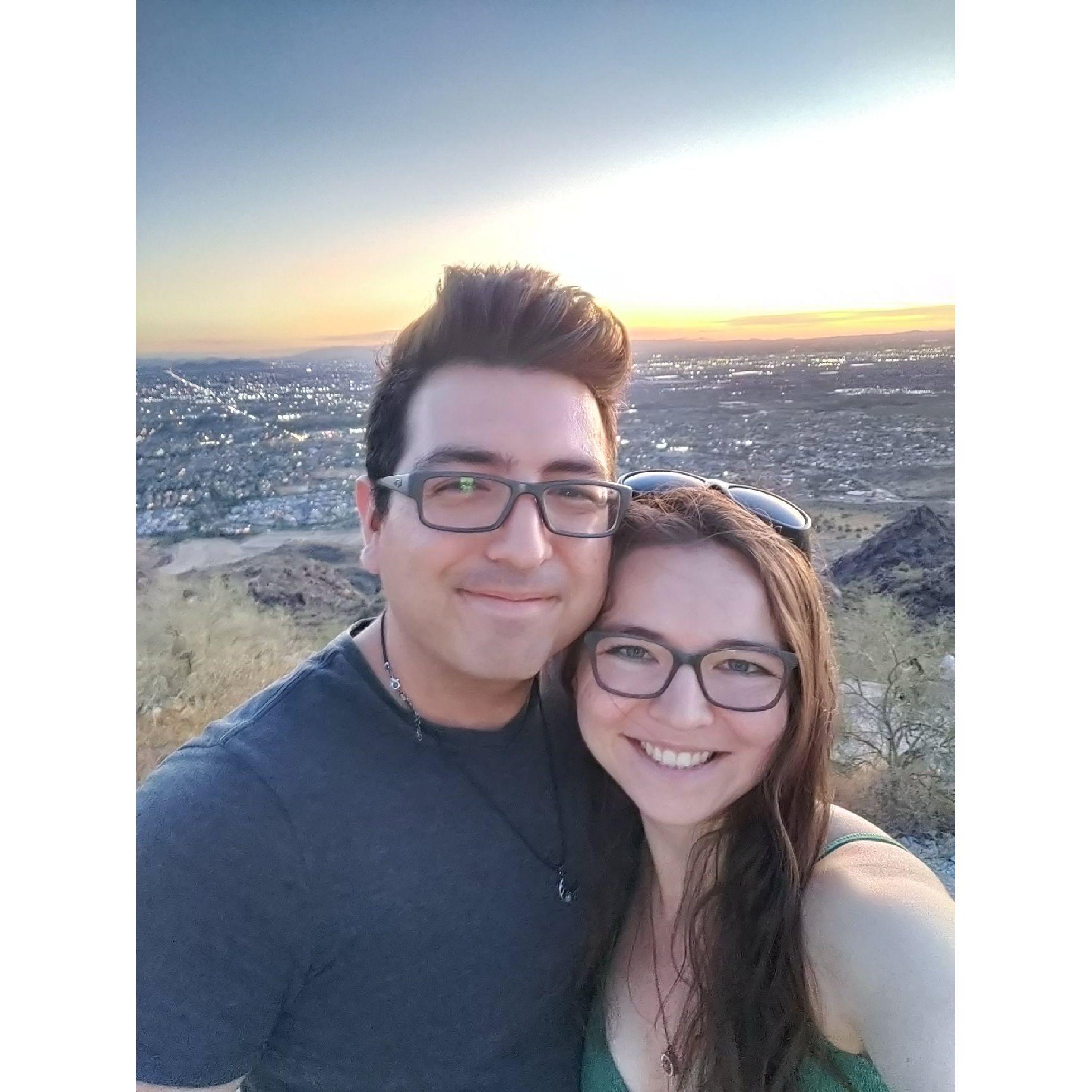 Our first anniversary! June 4th 2023, South Mountain.