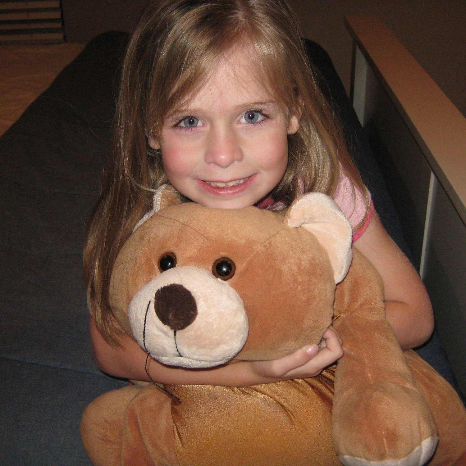 Abby and her favorite bear - 2011