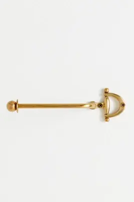 Equestrian Brass Toilet Paper Holder