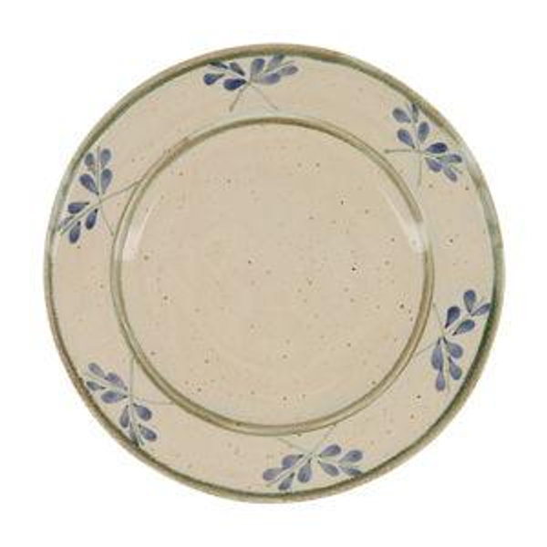 All House of Capricorn - Lusitano Blue Leaf Ceramic Dinner Plate
