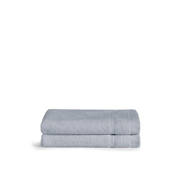 Brooklinen Classic Soft & Absorbent Washcloths, Smoke Gray - Set of 2
