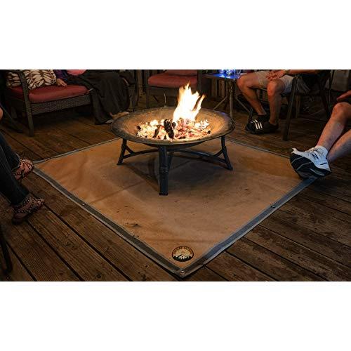 Ember Mat | 72" x 60" | Fire Pit Mat | Grill Mat | Protect Your Deck, Patio, Lawn or Campsite from Popping Embers