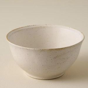 French White Speckle Cereal Bowl