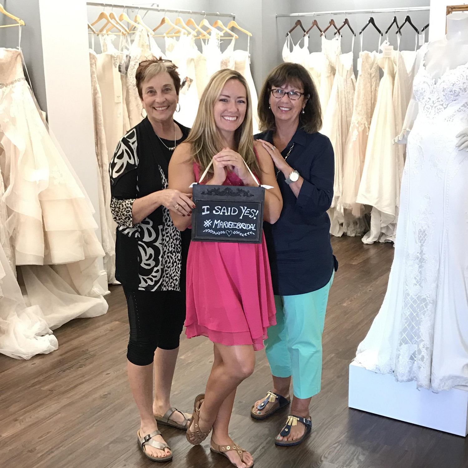 September 21, 2017
The mamas and Devon said "yes" to the dress!