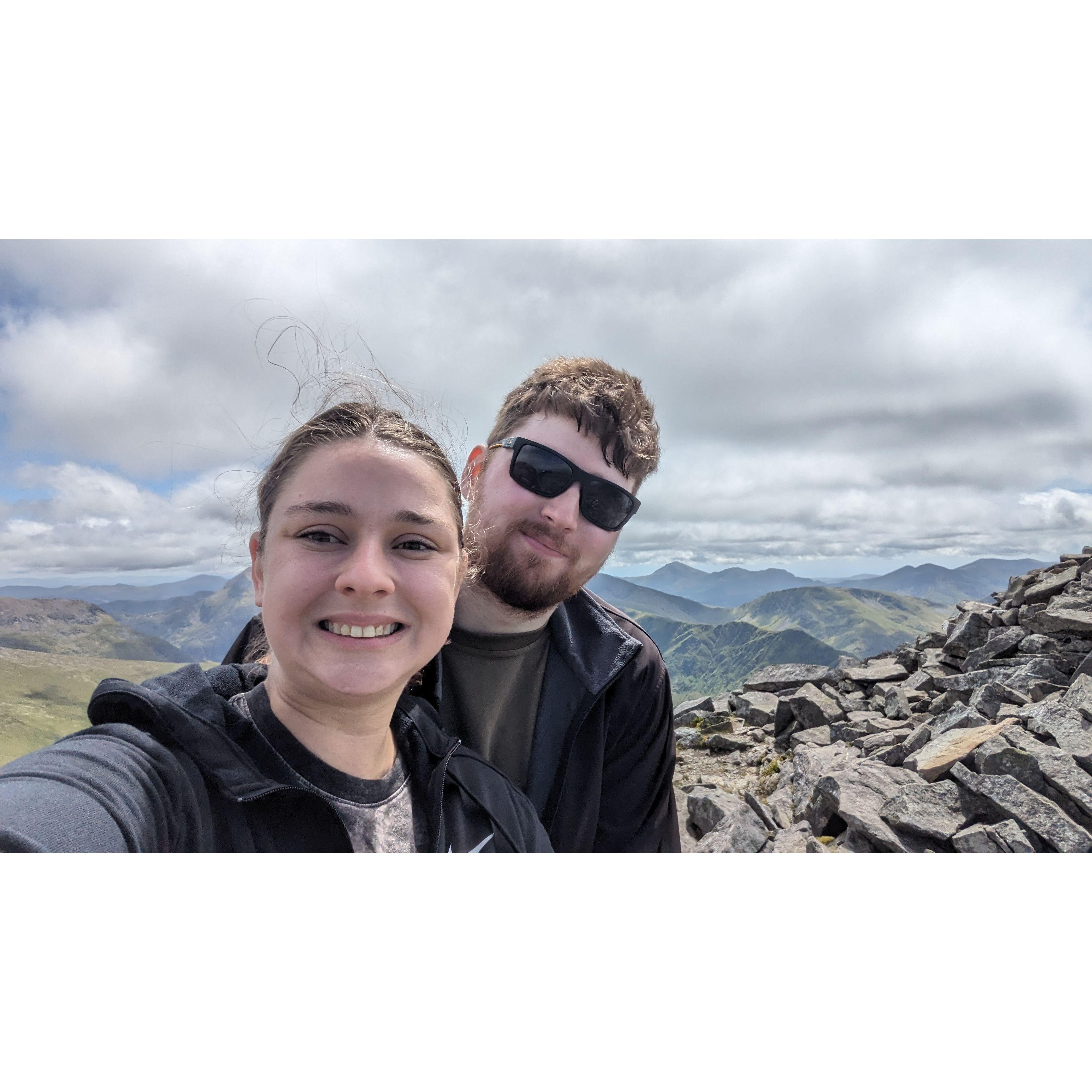 A romantic getaway in Wales before we were "serious".