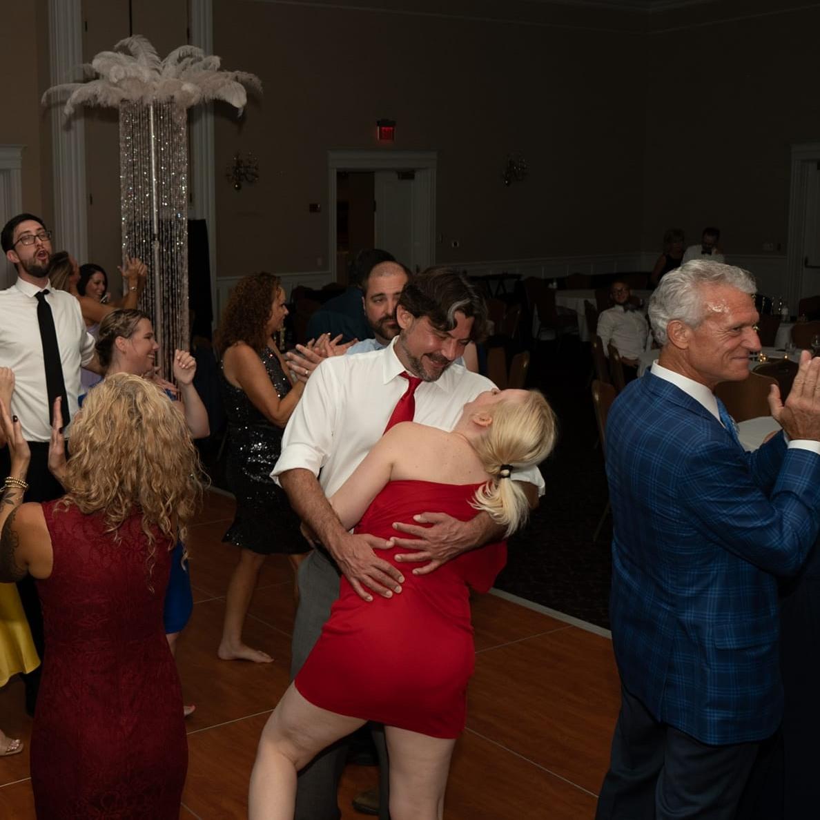 Dancing the night away in Williamsburg, Virginia August 2021