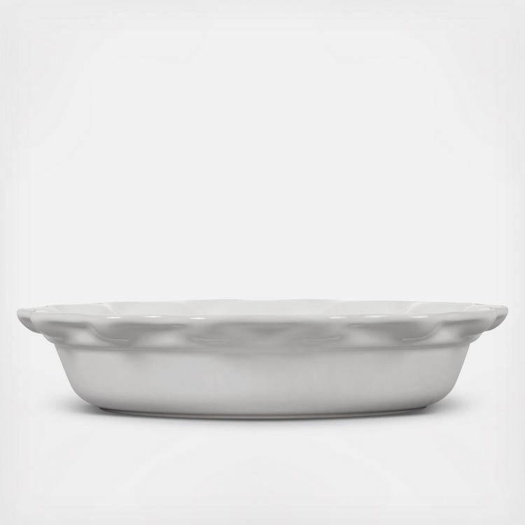 Le Creuset Stoneware 9 Heritage Pie Dish, White: Home & Kitchen 