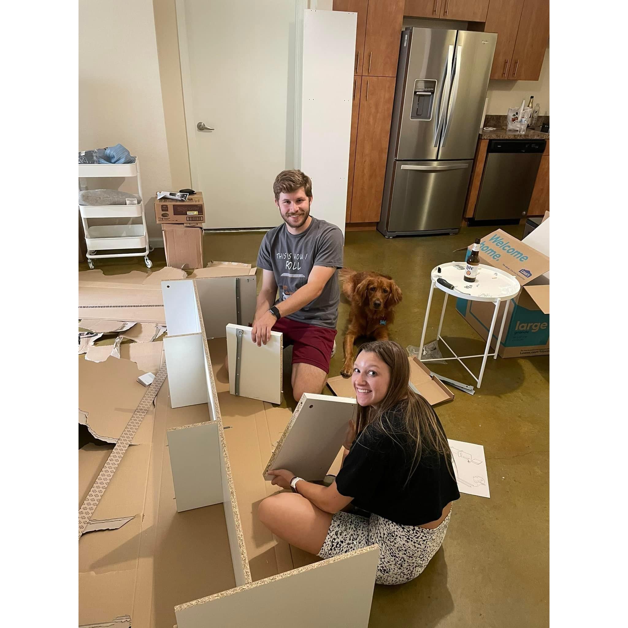 First day in our Tampa apartment