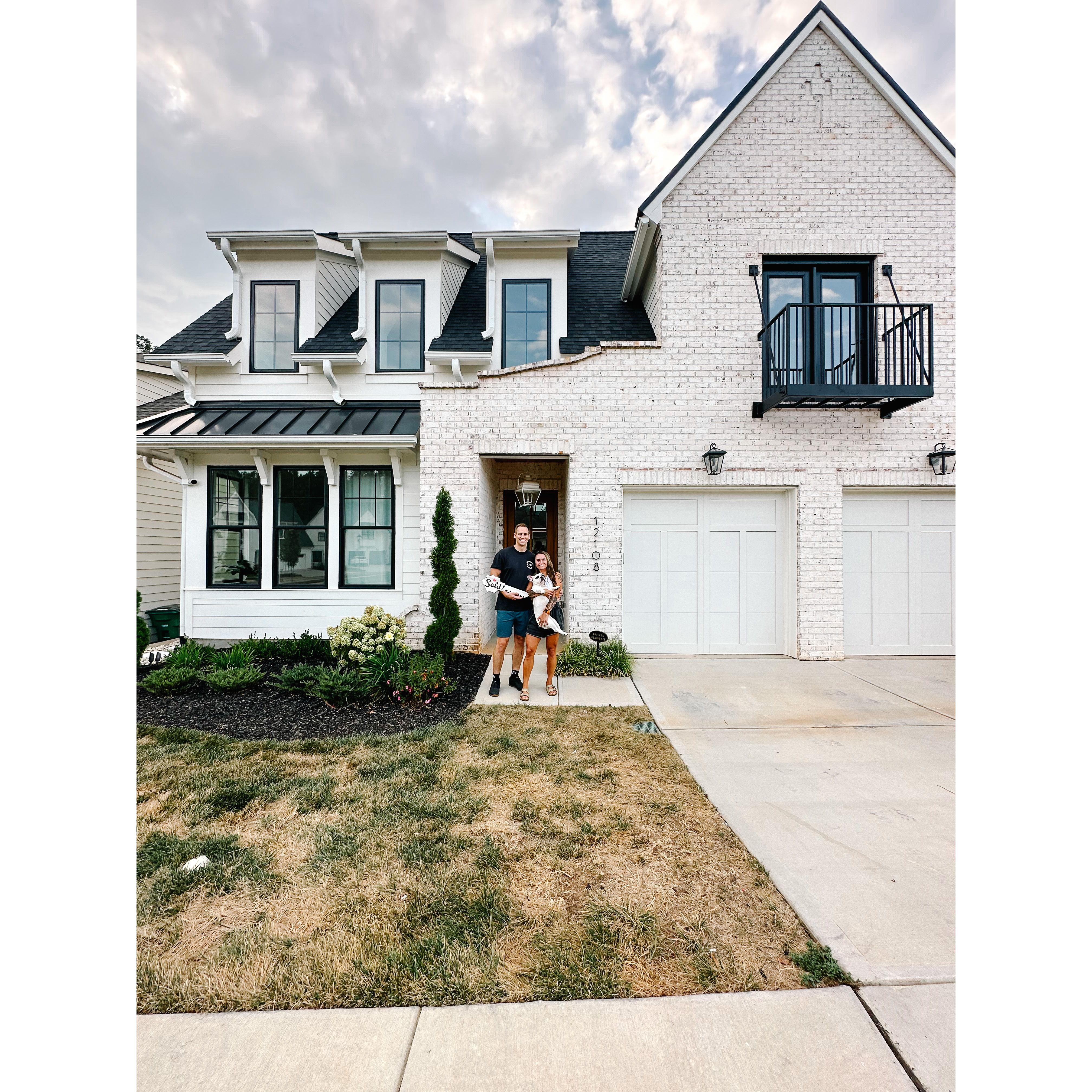 Our first house together! (Cornelius, NC - August 2023)