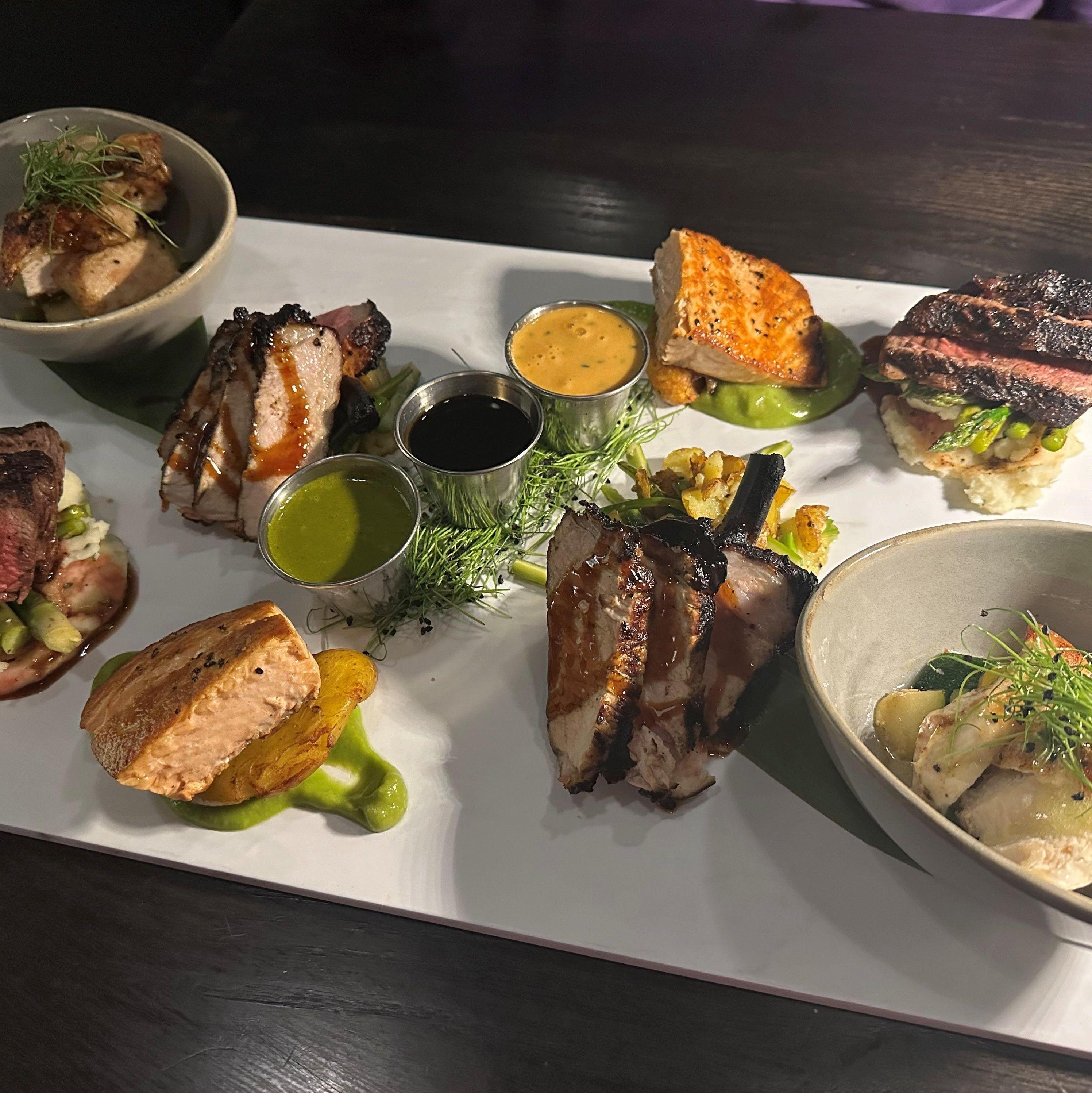 We had an incredible food tasting at the venue, can't wait for you to enjoy with us in a few short weeks!