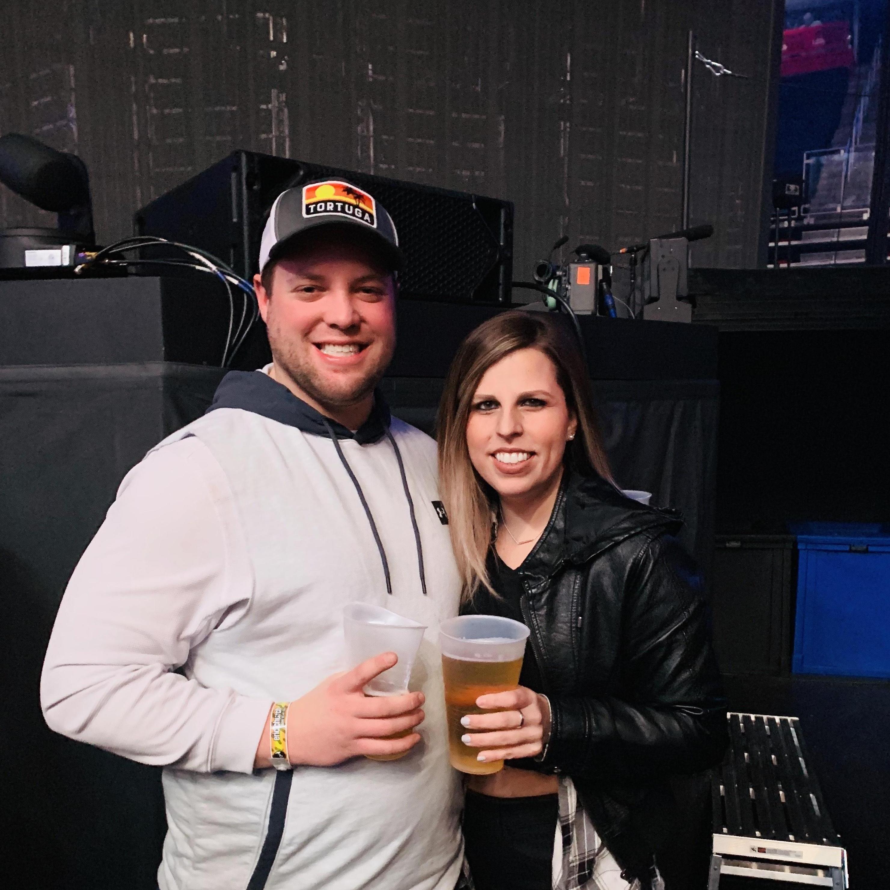 In the pit at an Eric Church show