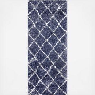 Trellis Shag Runner
