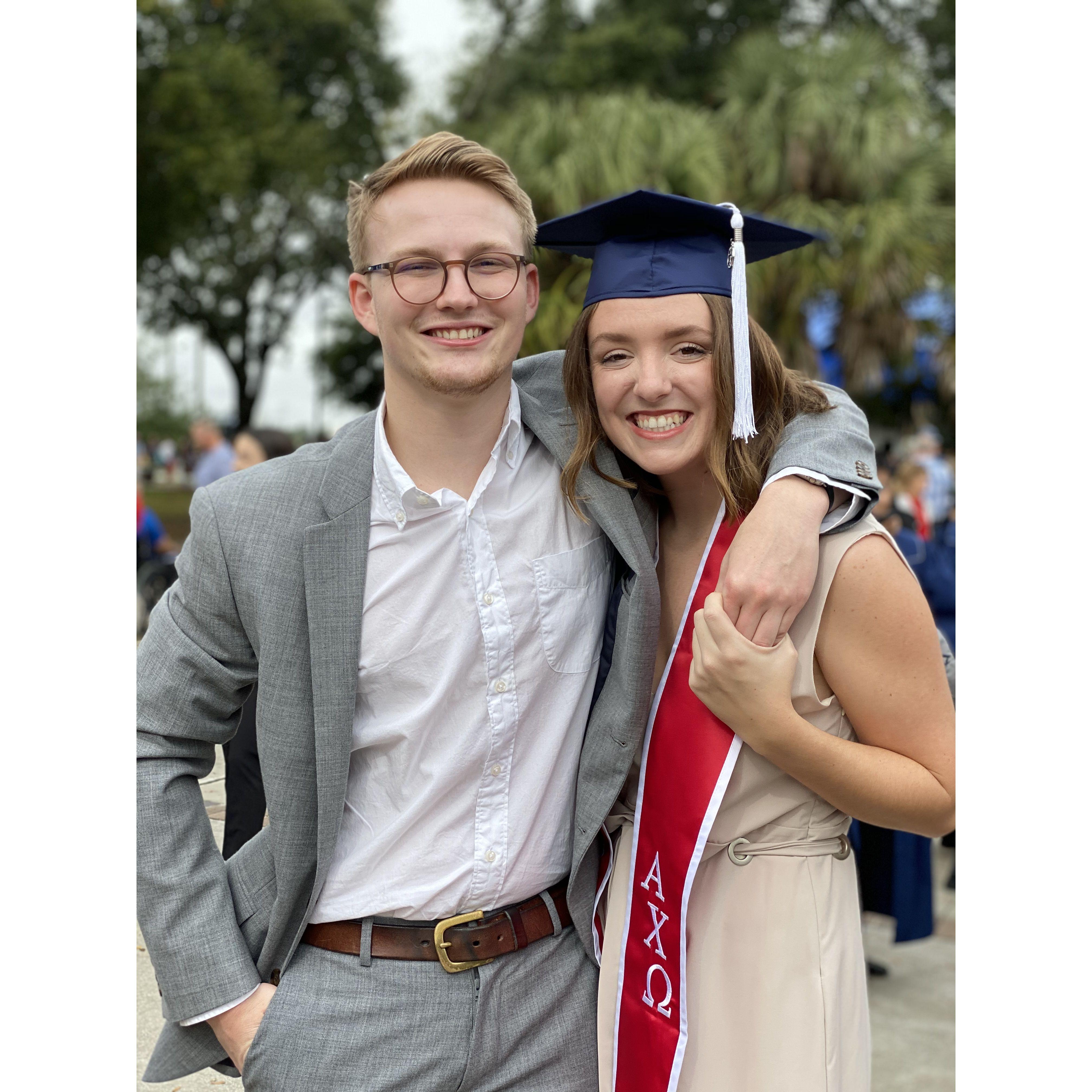 Julie's college graduation