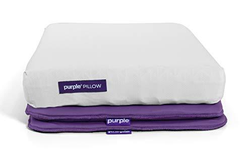 Purple The Pillow, with Adjustable Height Boosters