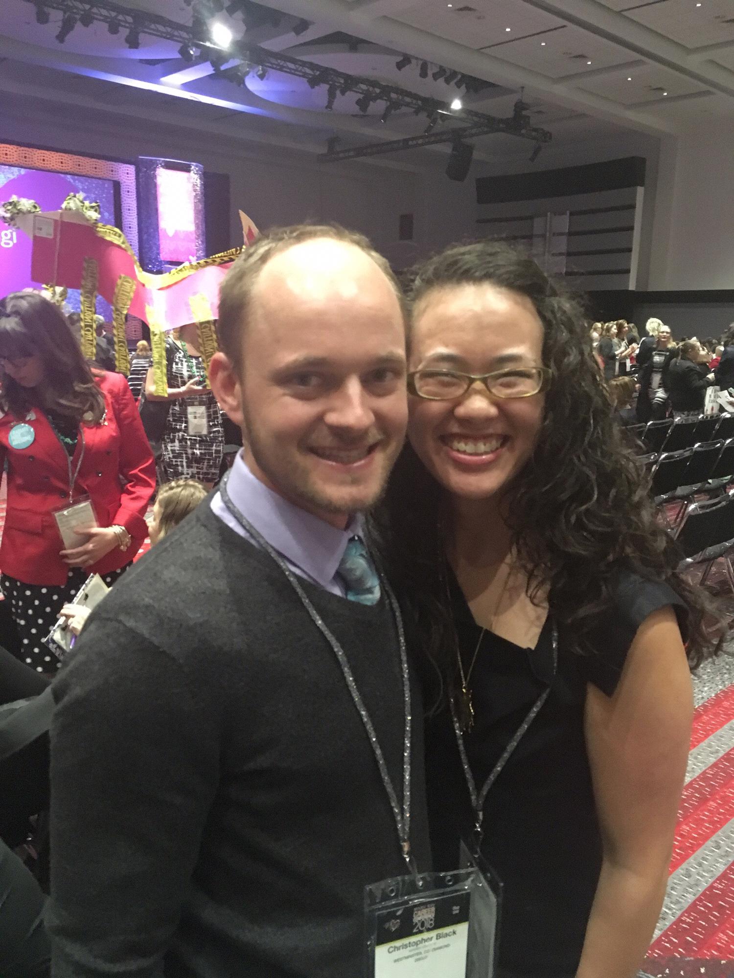 Chris’s first Mary Kay corporate event.