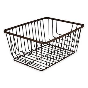 Spectrum® Ashley Medium Storage Basket in Bronze