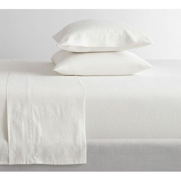Aagna 4 Piece Cotton Linen Sheet Set