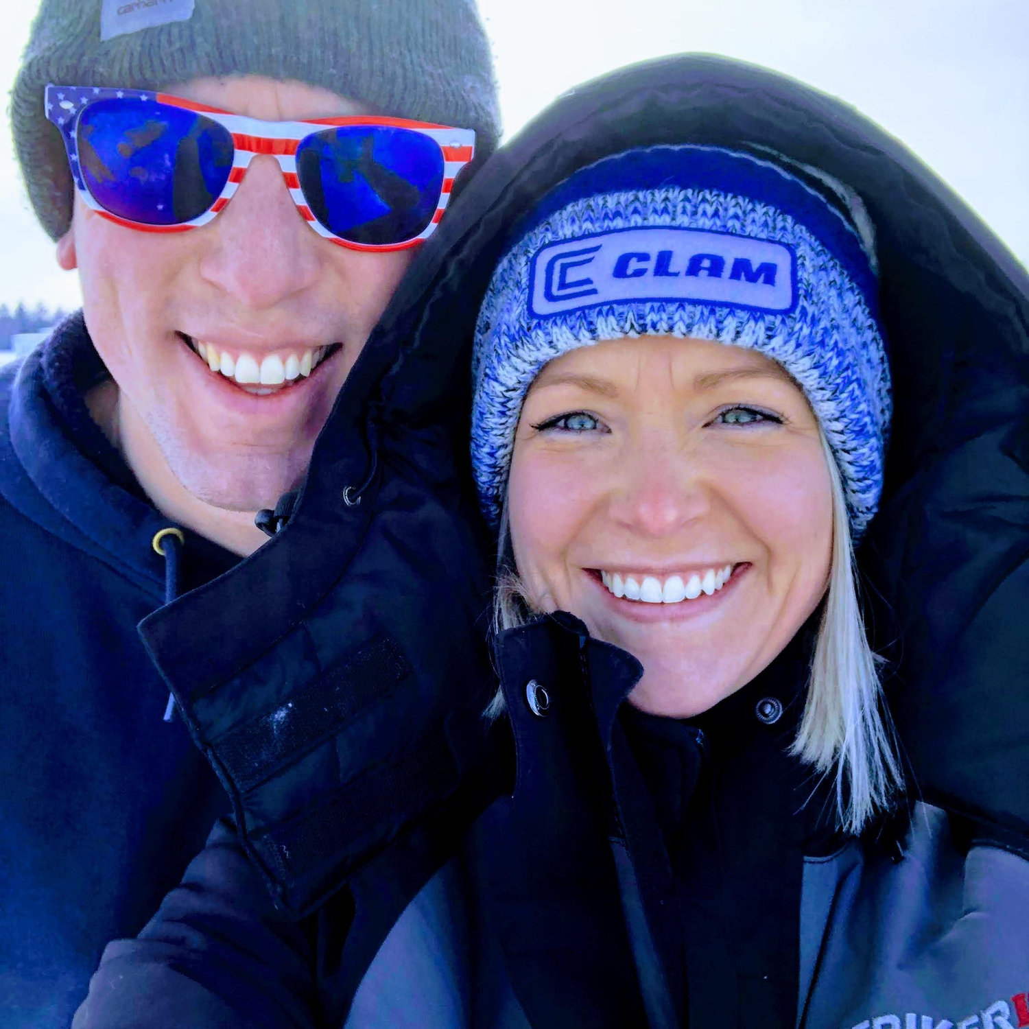 At the Brainerd Jaycee's Ice Fishing Extravaganza with friends!