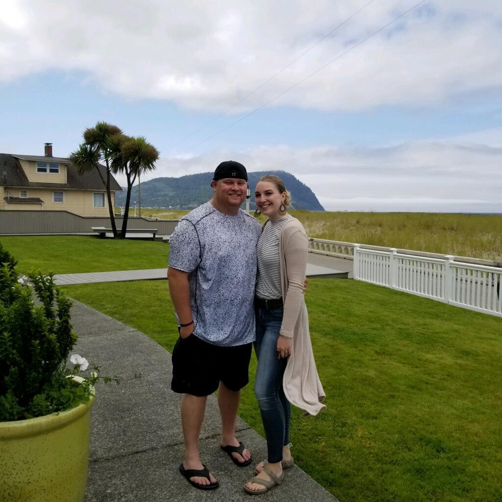 At the beach!