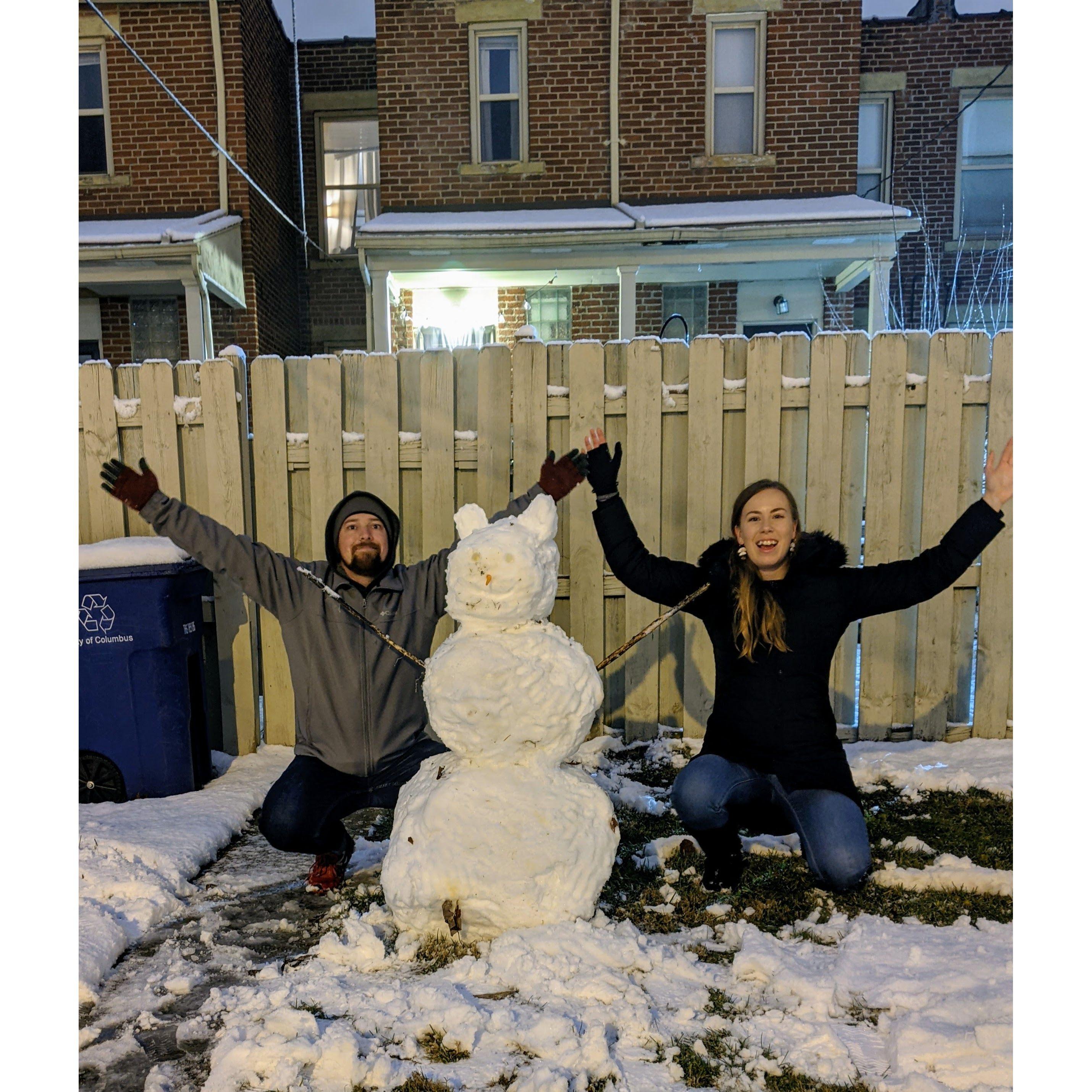 Big snow in December 2020