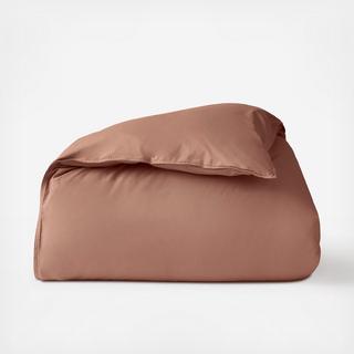Organic Crinkled Percale Duvet Cover