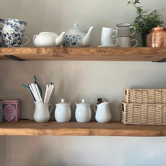 Heavy Duty Live Edge Floating Shelves | Rustic Shelves | Floating Wood Shelf for Kitchen | Book Shelves | Handcrafted Live Edge Shelf