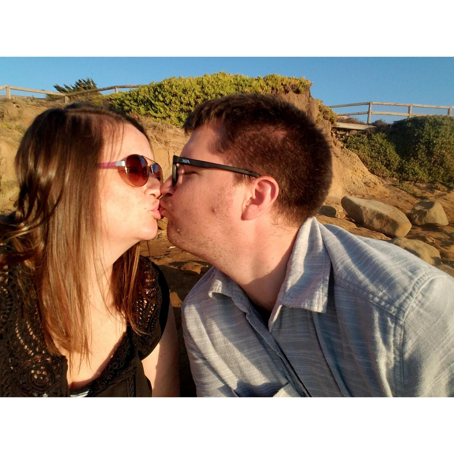 He told me he loves me in Cambria while waiting for sunset