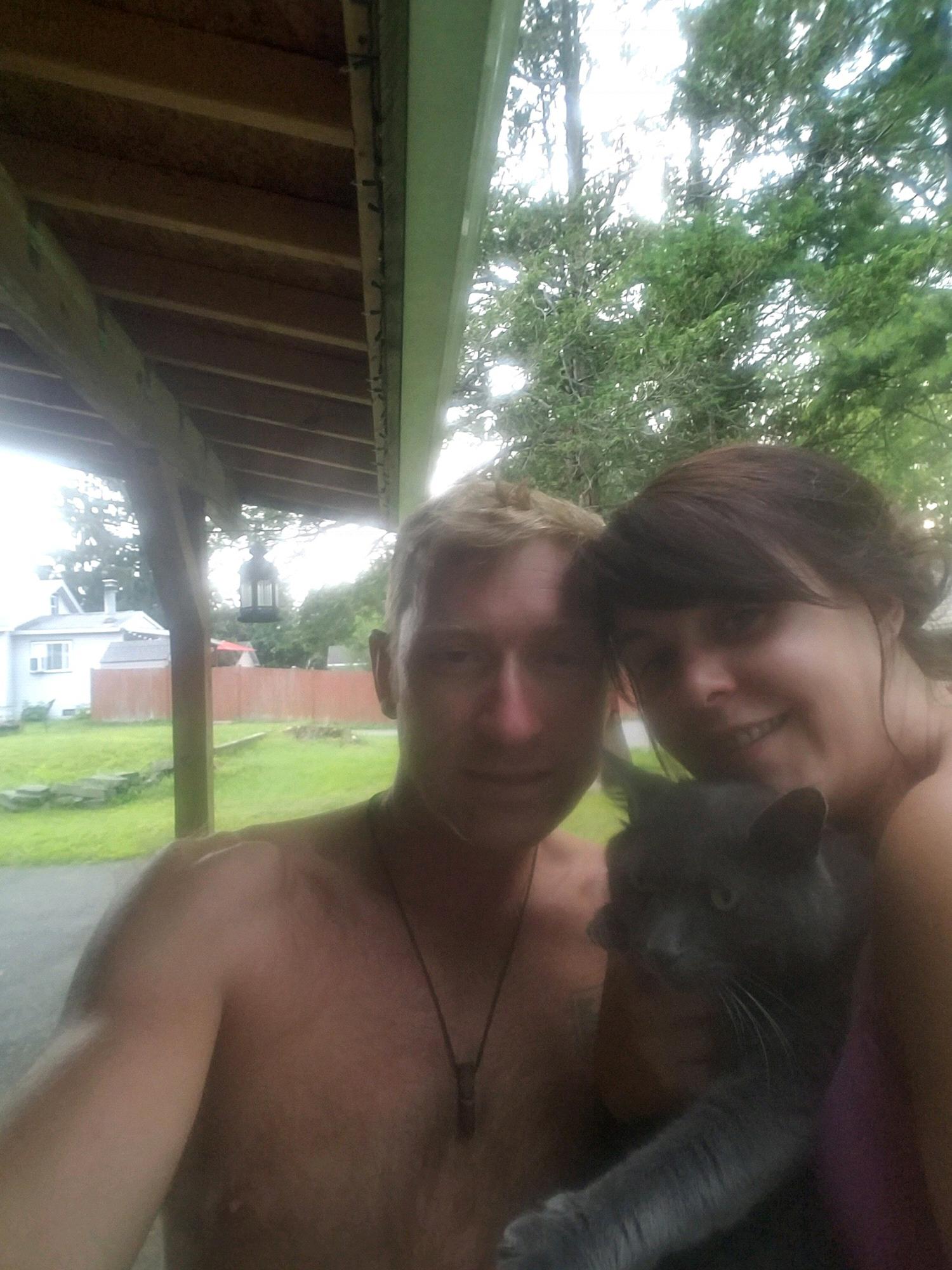 Pre puppy days Norbert Chuck and Christina