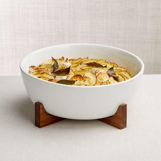 Oven to Table Serving Bowl with Trivet