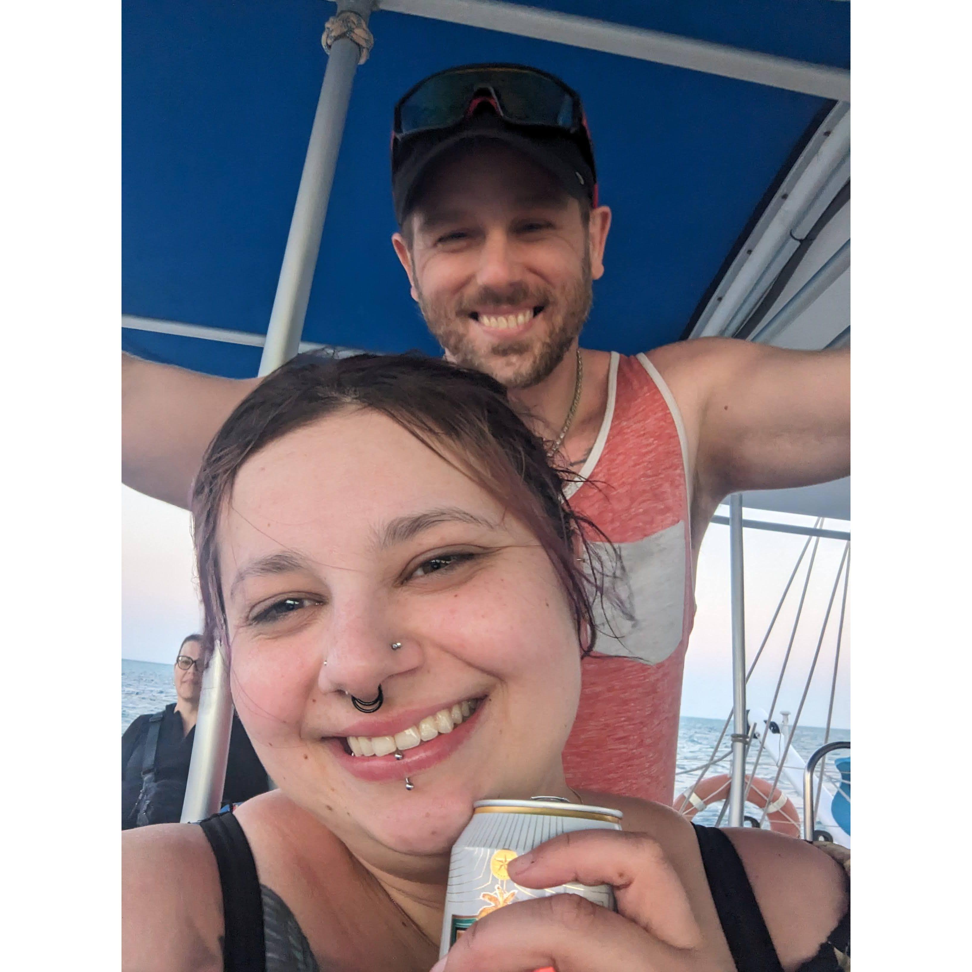 We were enjoying our Sunset Cruise in Cuba!