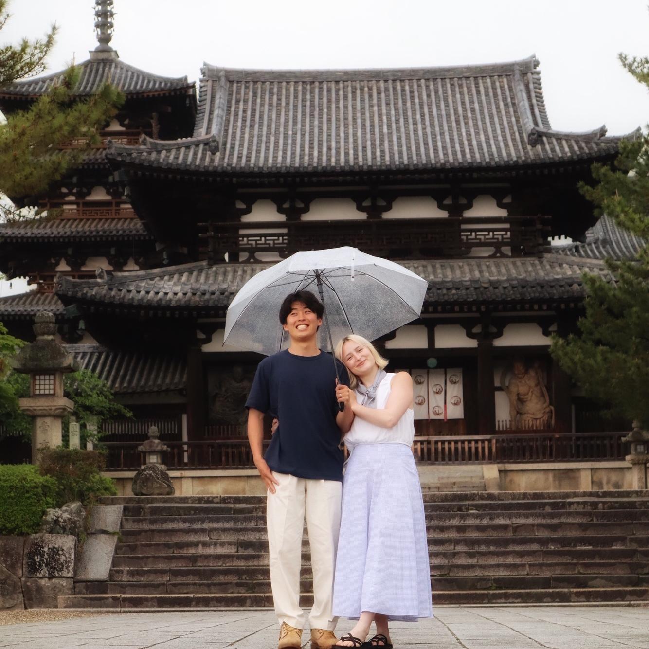 Horyuji Temple in Nara, Japan.